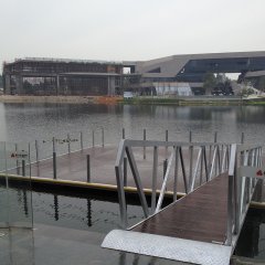 什么是拋錨式浮橋固定方式？